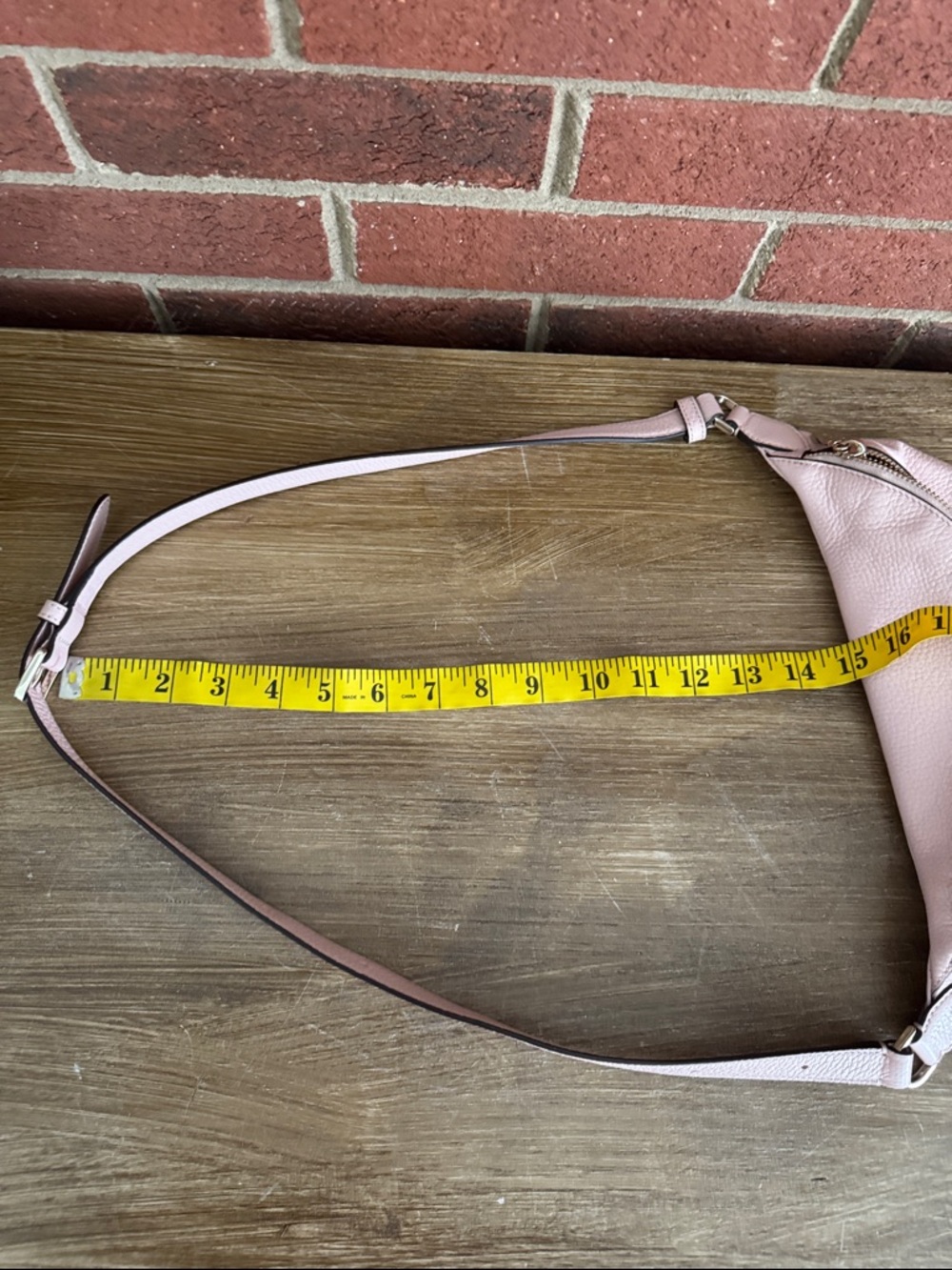 Kate Spade New York Leila Pebbled Leather Crossbody Belt Bag with Gold Hardware - Picture 10 of 11